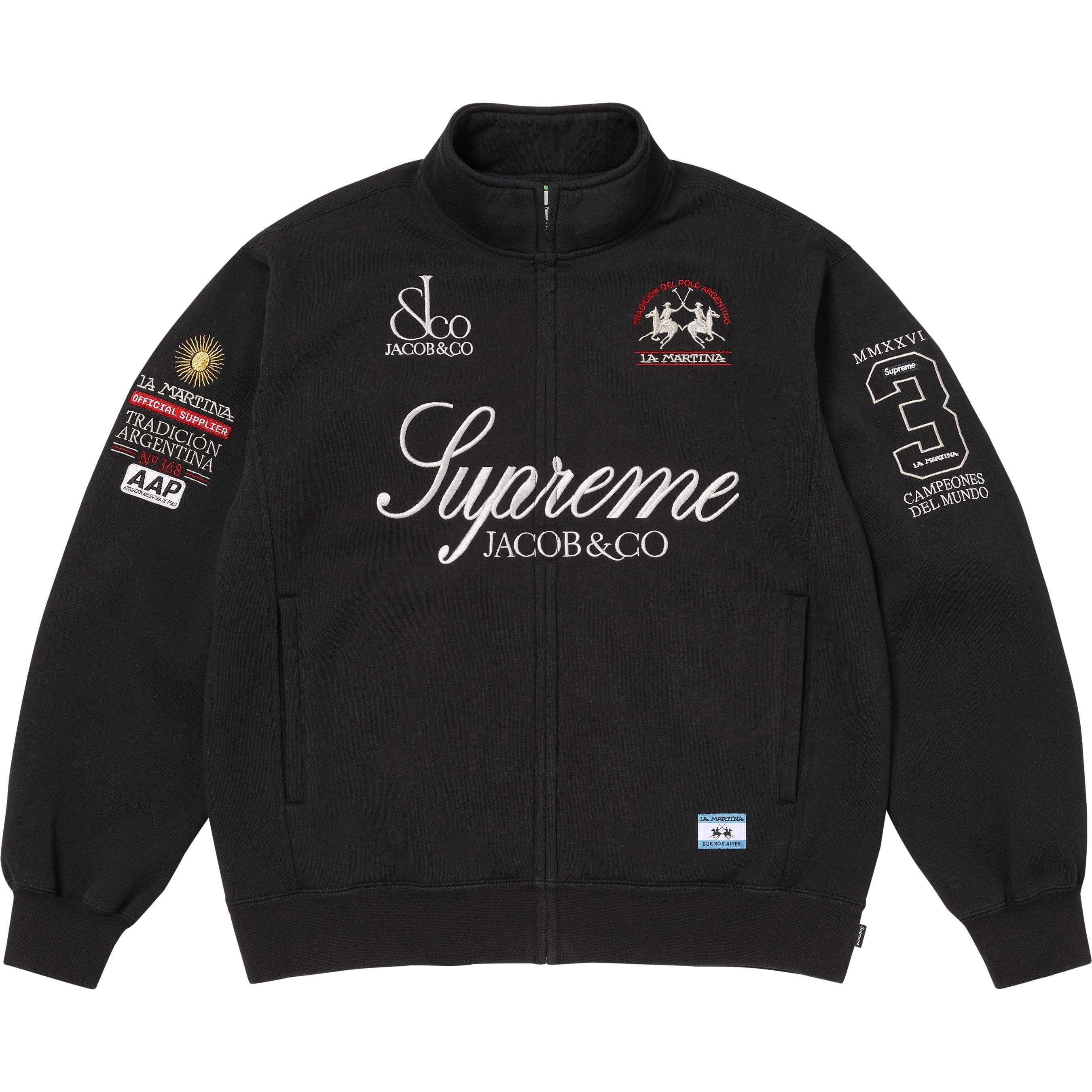 Supreme®/La Martina/Jacob & Co Zip Up Sweatshirt view 12